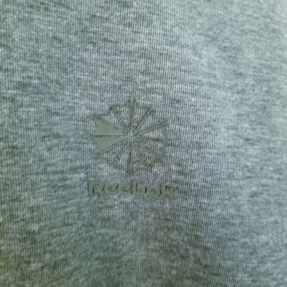 Reebok | Long Grey Sweatshirt Sweater Work Out Gym Top Crew - Picture 4 of 8